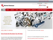 Tablet Screenshot of hewesfastener.com